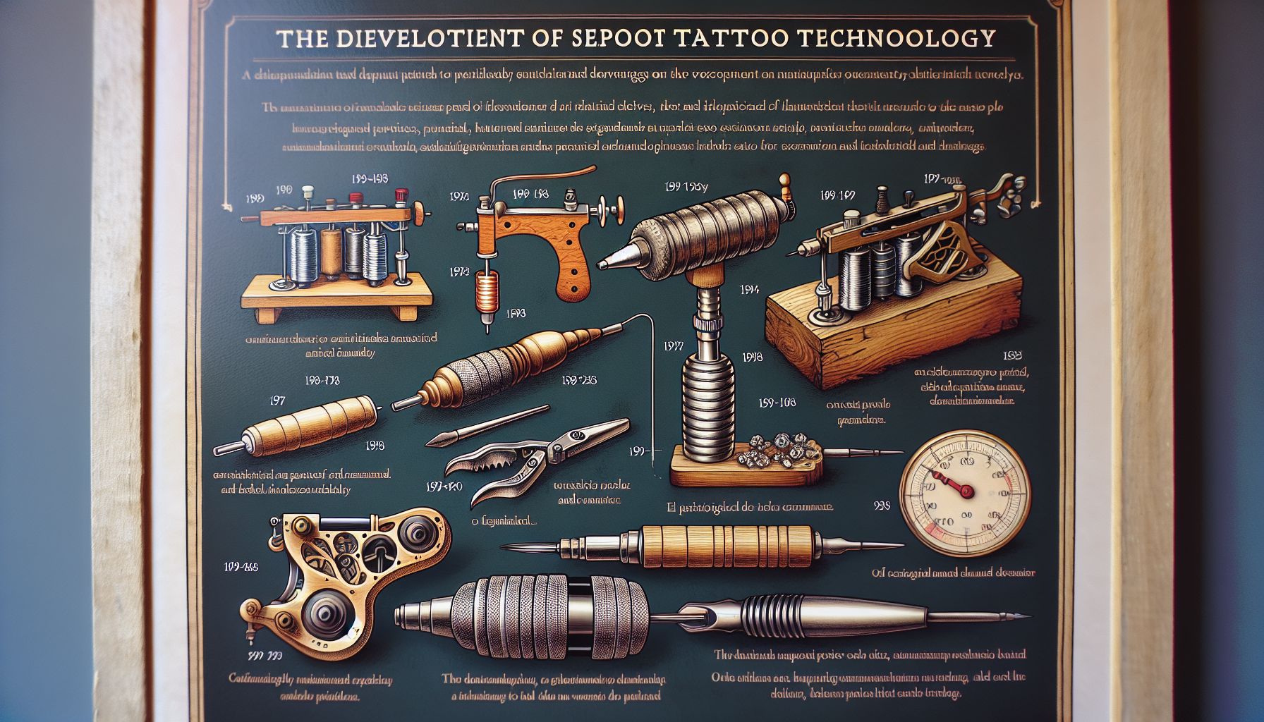 Exploring the Evolution and Nuances of Tattoo Machine Technology