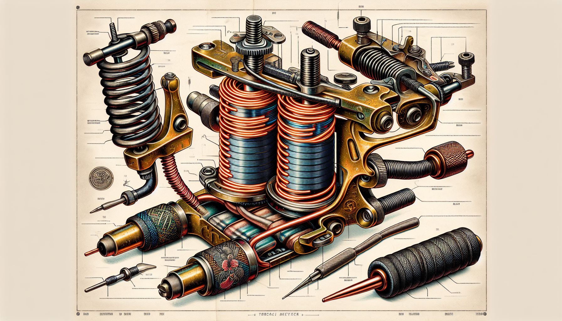 The Intricacies of Tattoo Machine Coils: Understanding the Heartbeat of Traditional Tattooing